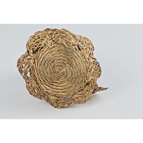 Vintage Greek Handmade Brass Wire Belt Size S Artisan Metal Waist Accessory Chic - Picture 3 of 6